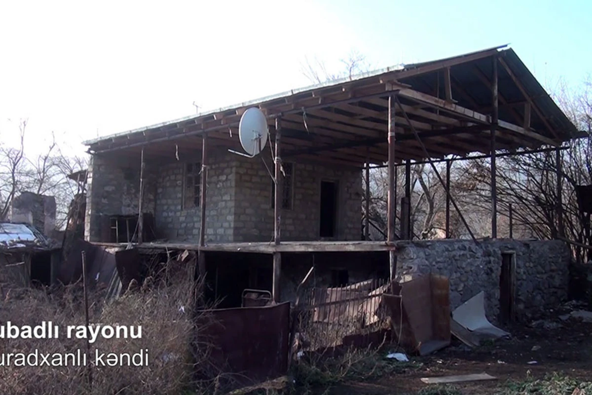 Qubadlı rayonunun Muradxanlı kəndindən görüntülər - VİDEO