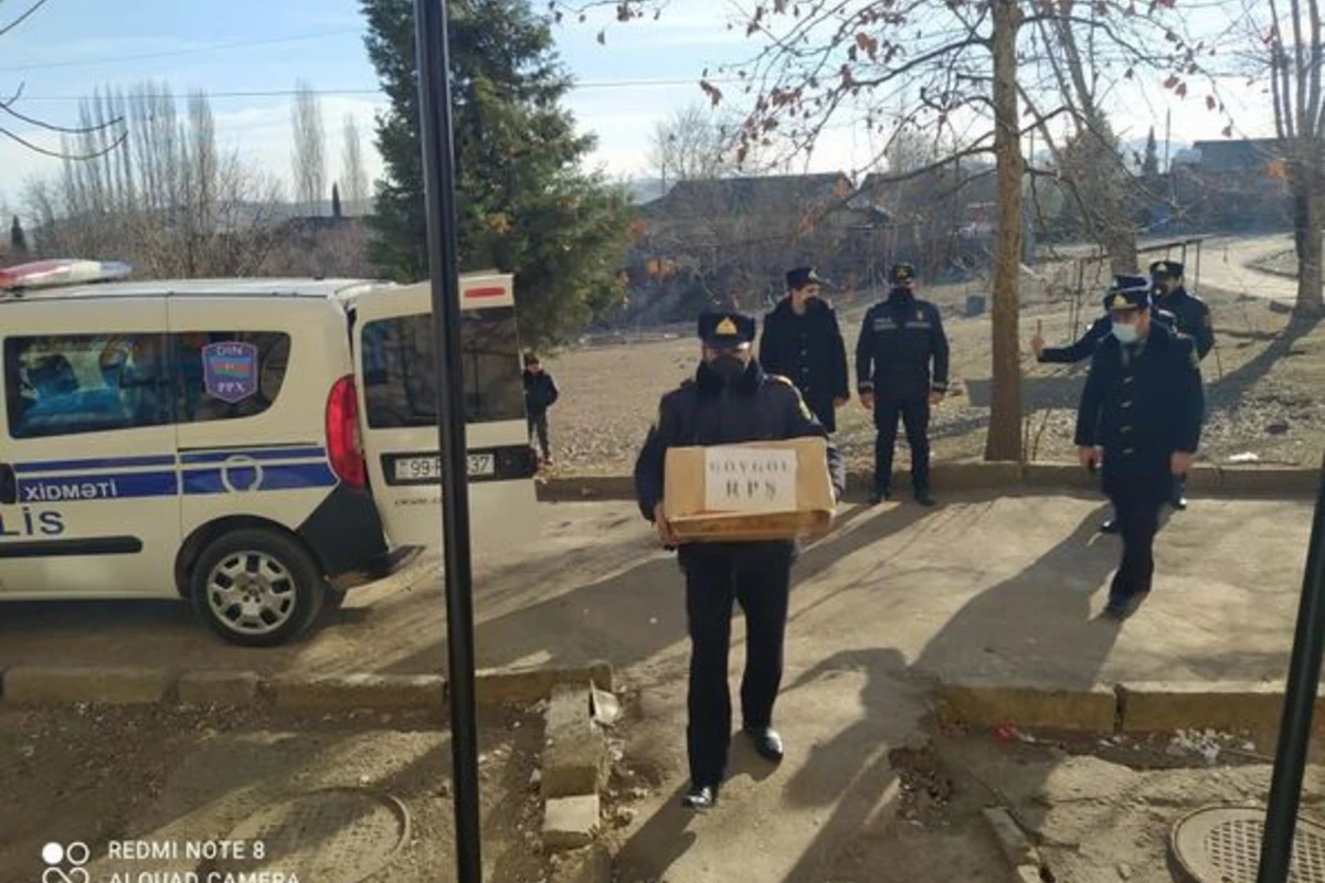 Göygöldə şəhid ailələri ziyarət edildi - FOTO