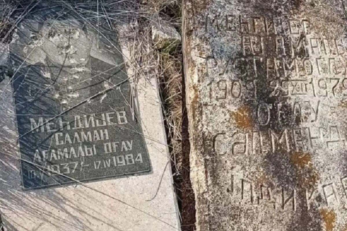 Ermənilər Cəbrayılda da qəbirləri dağıdıblar - FOTO