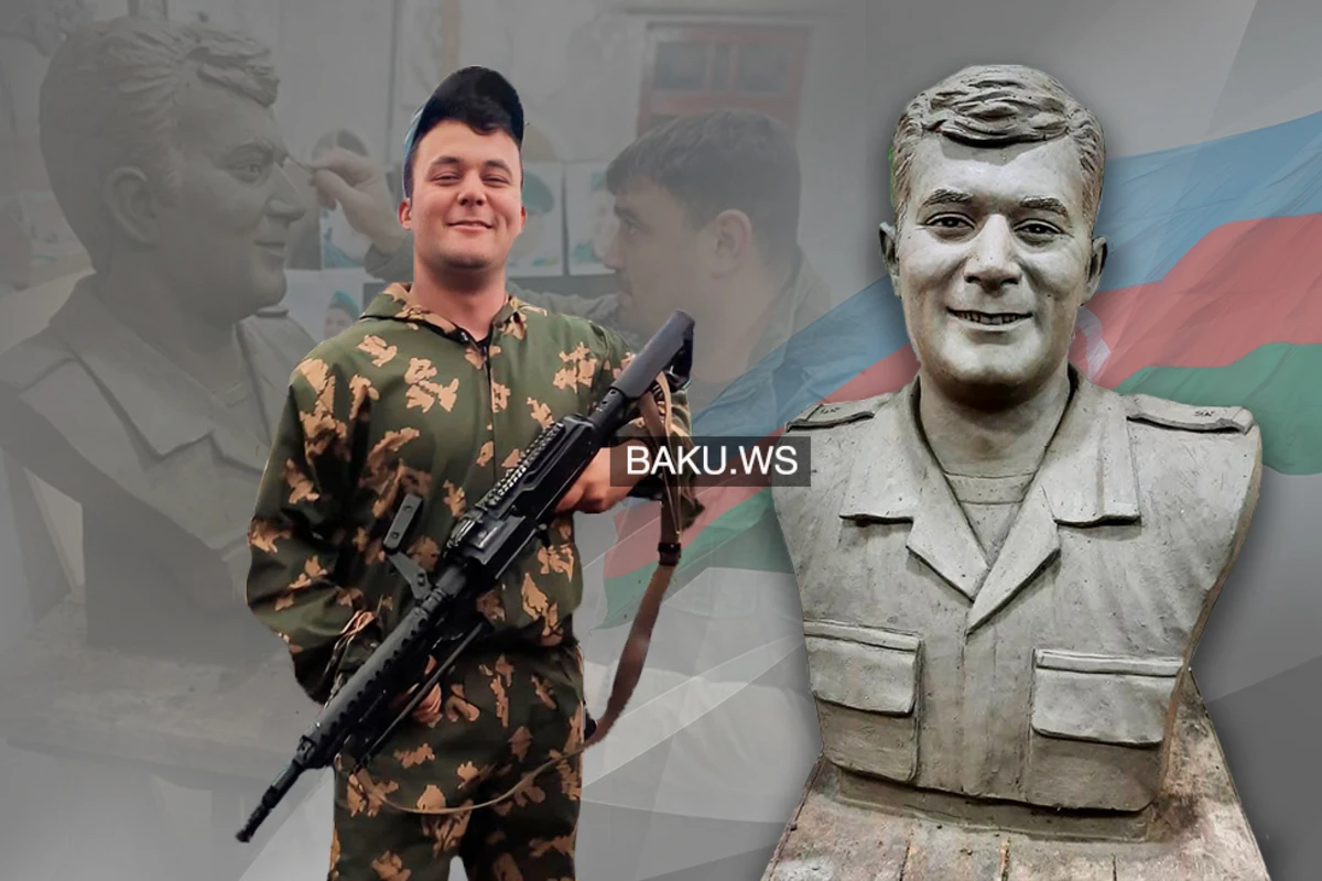Şəhid Xudayarın büstünü hazırlayan heykəltəraş: “O anda çox təsirləndim” - FOTO Şəhid Xudayarın büstünü hazırlayan heykəltəraş: “O anda çox təsirləndim” - FOTO