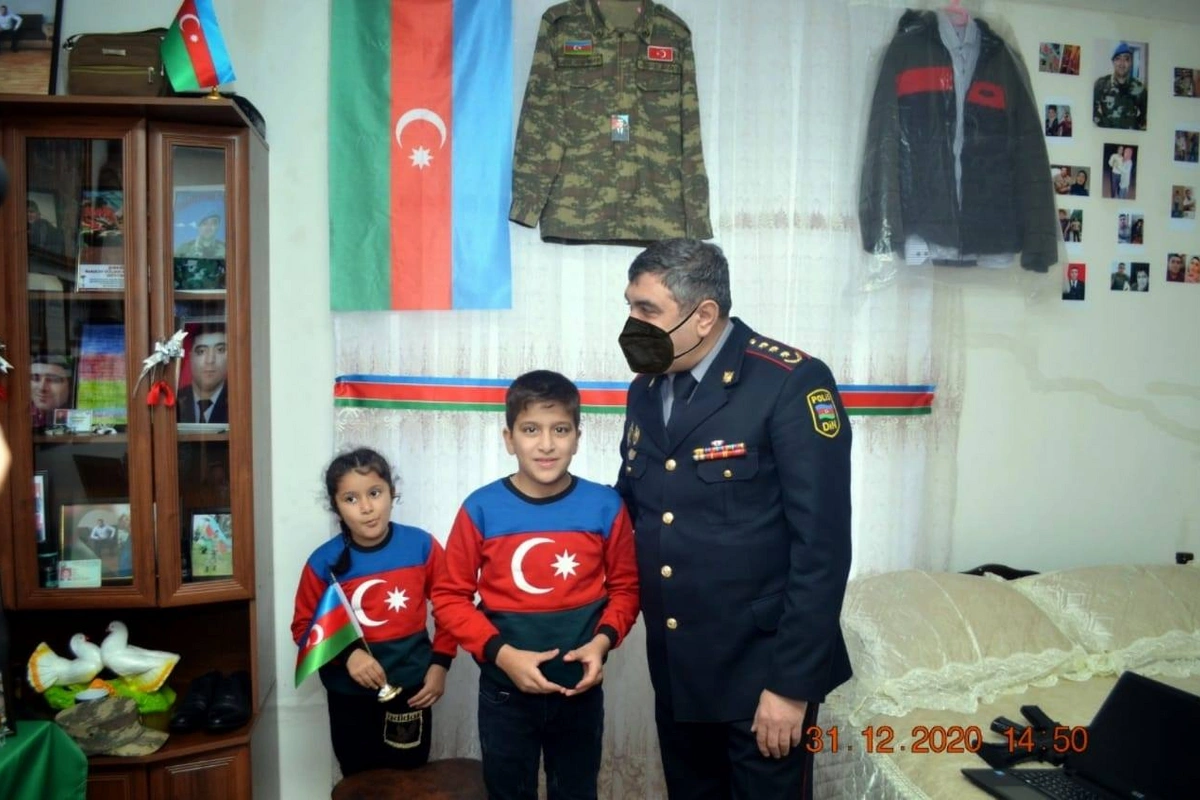 Şəhid övladının istəyi yerinə yetirildi