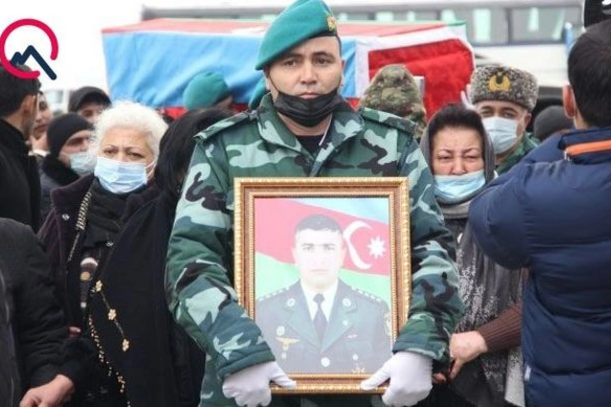 Dünən şəhid olan hərbçimiz dəfn edildi - FOTO