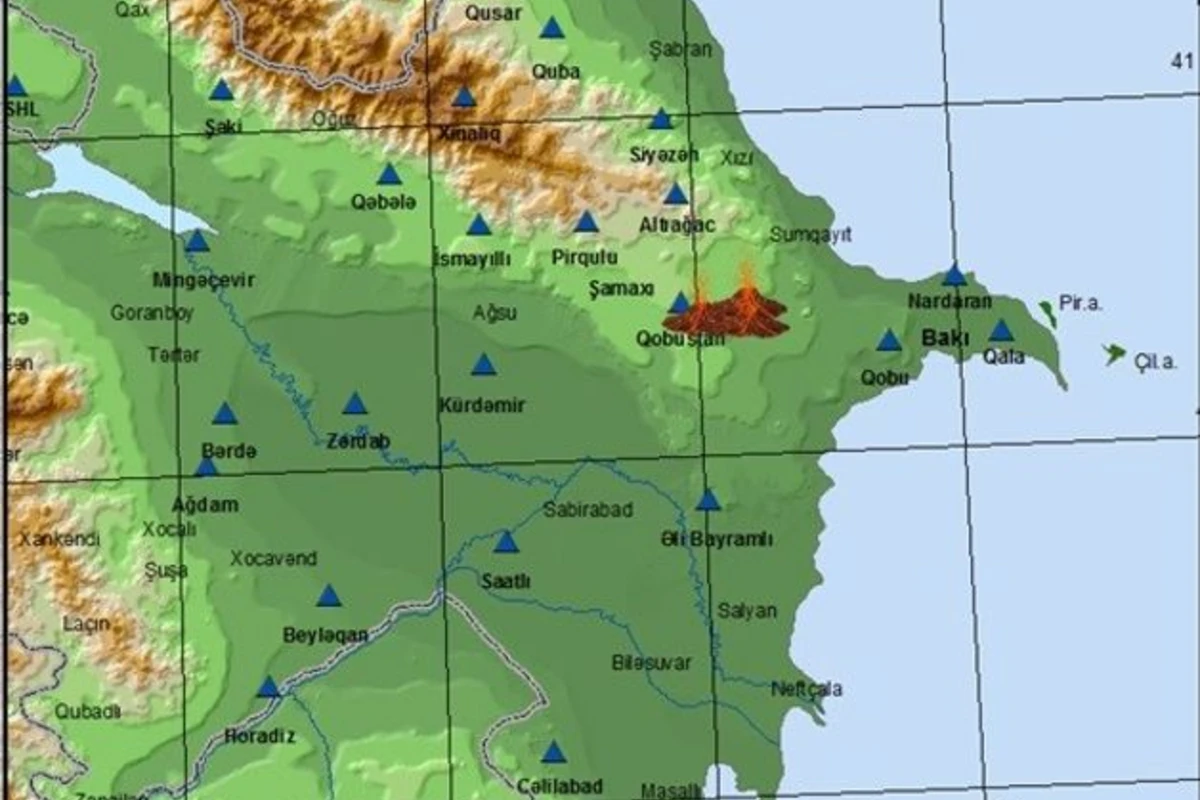 Azərbaycanda vulkan püskürüb Azərbaycanda vulkan püskürüb