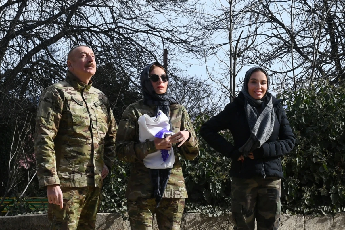 Мехрибан Алиева поделилась кадрами из разрушенного оккупантами села Гараханбейли - ВИДЕО