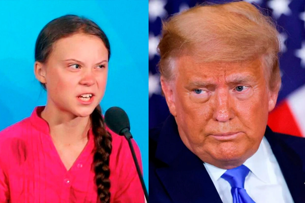 Грета Тунберг потроллила Трампа, повторив его слова о ней самой