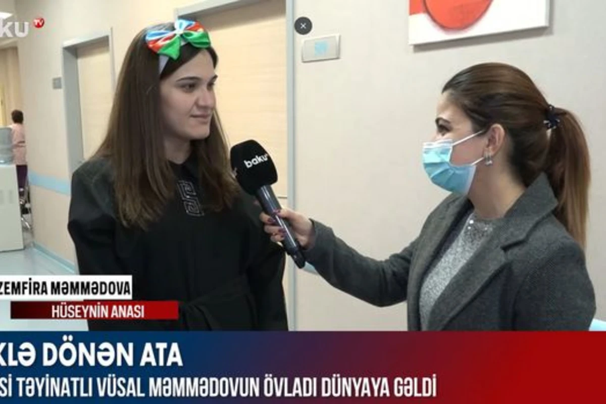 Daha bir şəhidimizin övladı dünyaya gəldi - VİDEO