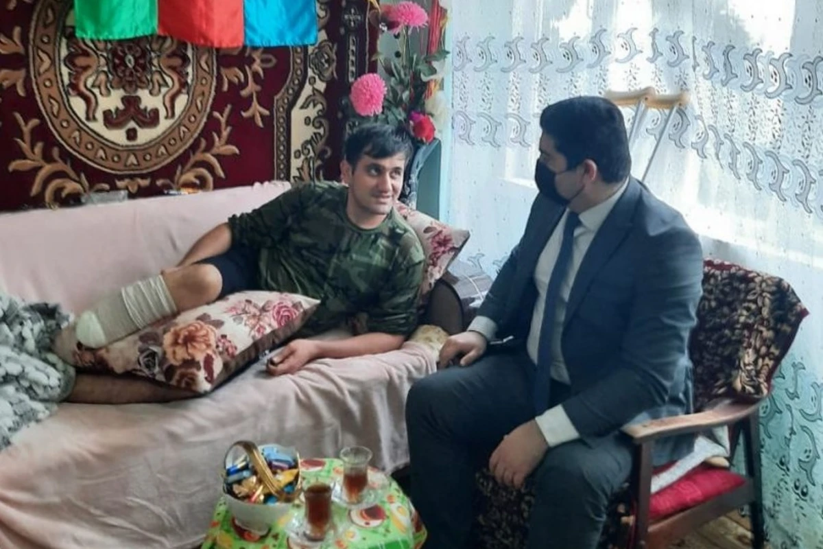 Qazi və ailəsi sosial dəstəklə təmin olunur Qazi və ailəsi sosial dəstəklə təmin olunur