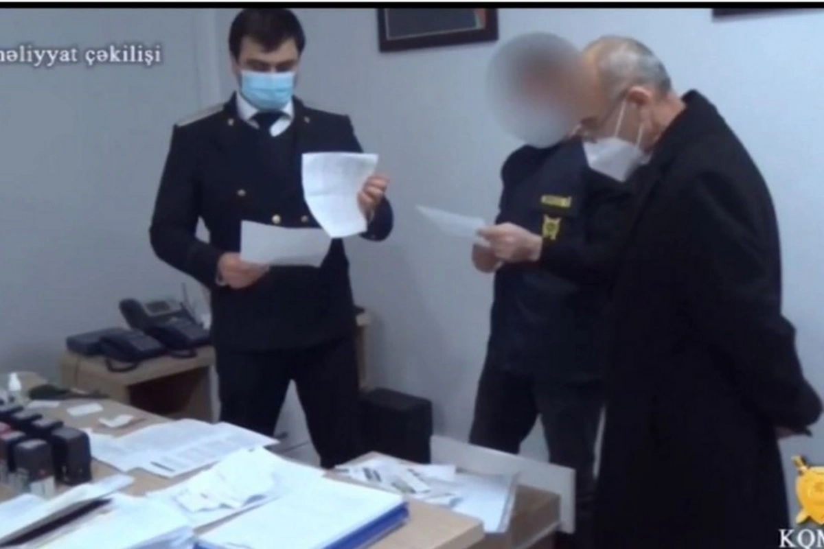 Кадры задержания директора Масаллинской центральной районной больницы - ВИДЕО