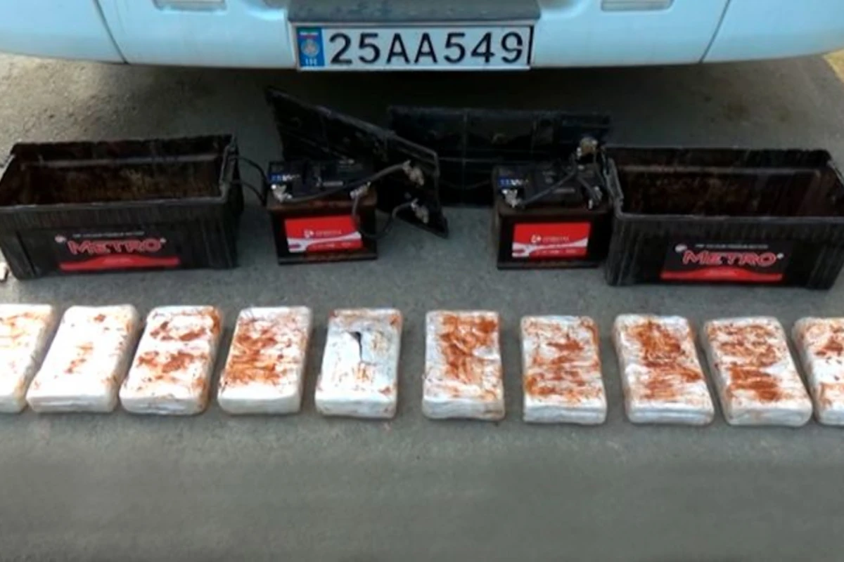 Astara gömrük postunda avtomobildə 21 kq narkotik aşkar edilib