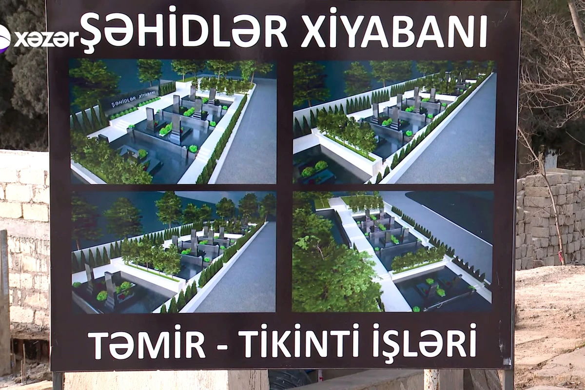 Qaradağda uyuyan Qarabağ fatehləri - Yeni Şəhidlər Xiyabanı salınır - VİDEO