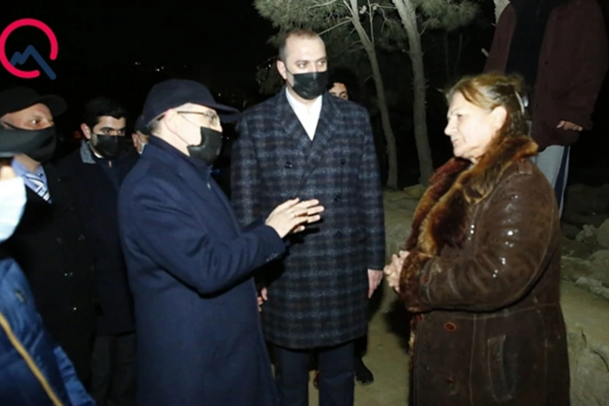 “Evlərə ziyan dəyməyib” - İcra başçısı sürüşmə ərazisində