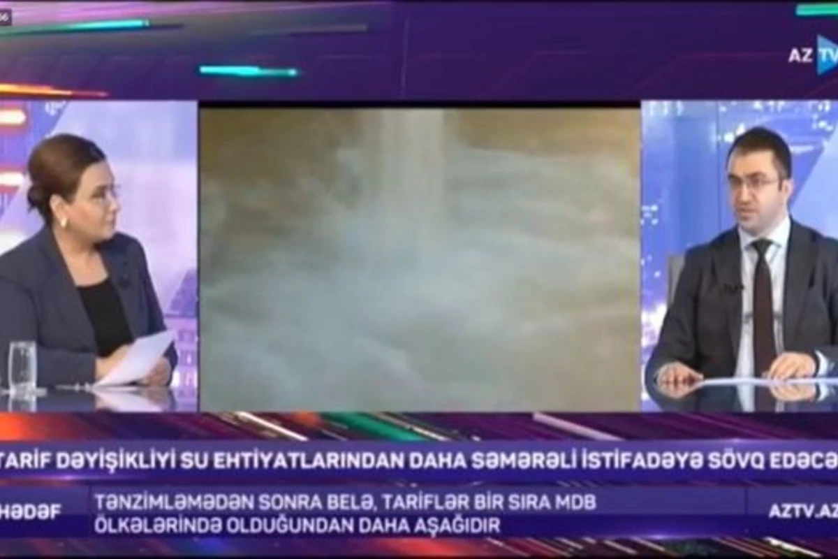 “Azərsu” rəsmisi AZTV-də suyun qiymətinin artması qərarını şərh edib - VİDEO