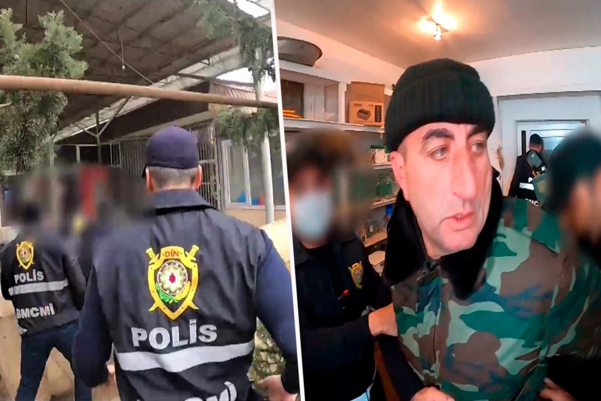 Leş ət satan “At Elçin”in saxlanılma görüntüləri - VİDEO