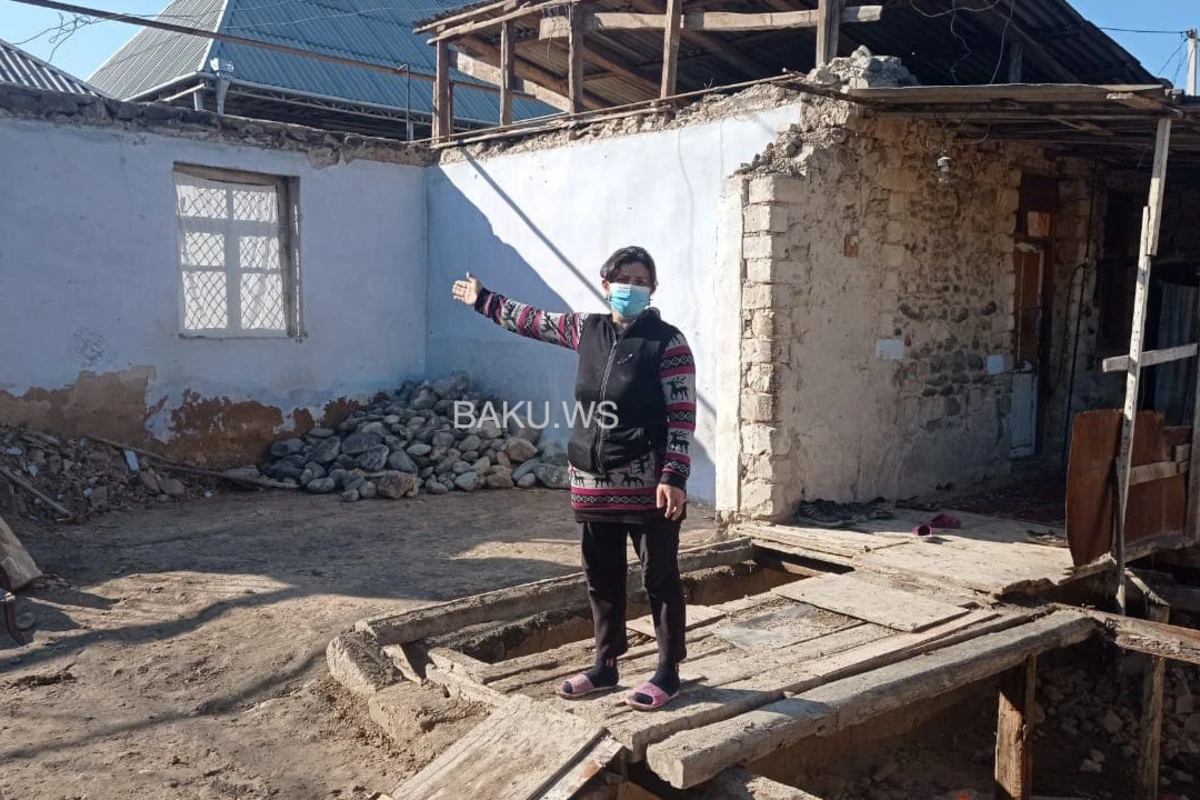 Yağış suları vətəndaşa məxsus evi yudu - FOTO
