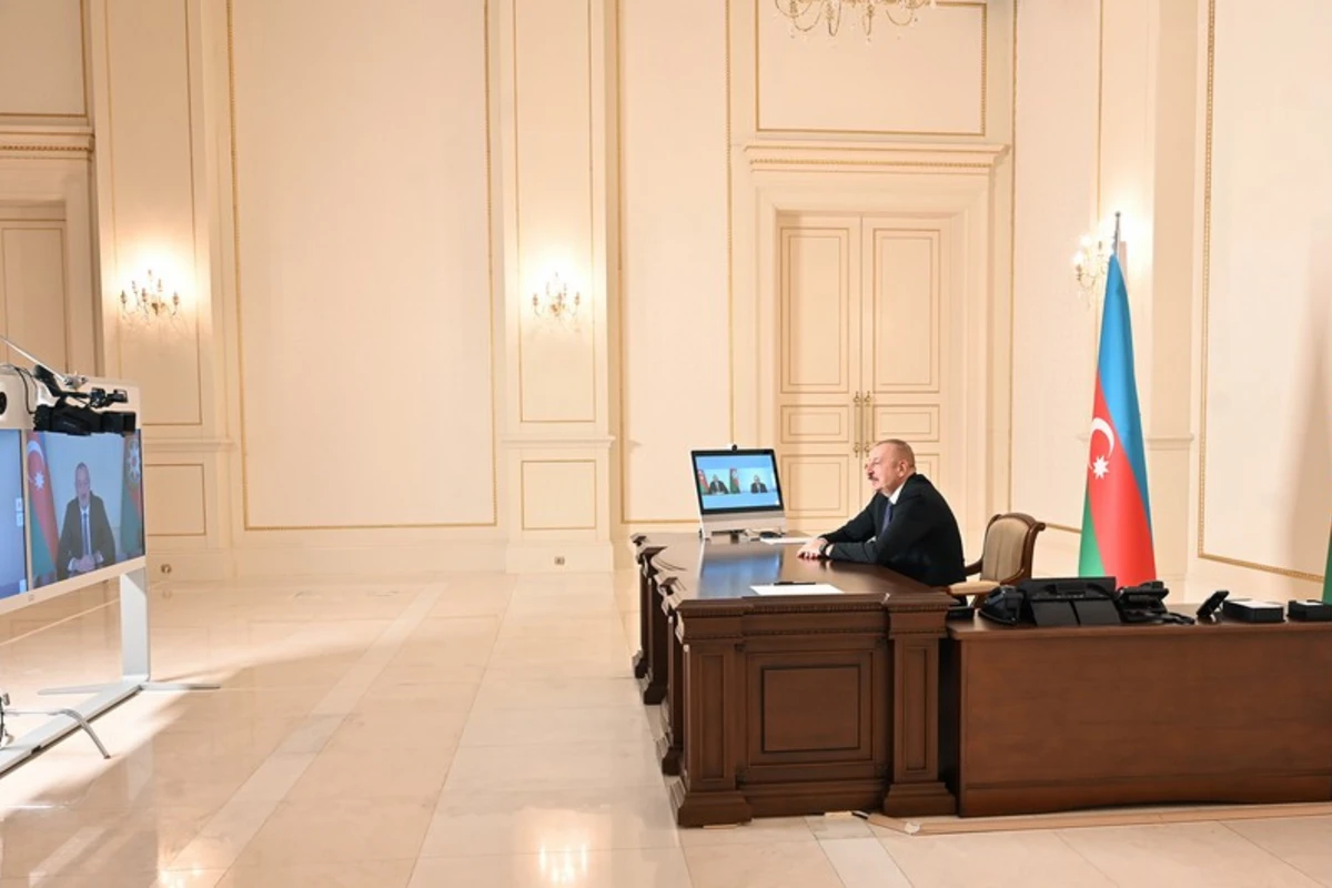 İlham Əliyev ABŞ Etnik Anlaşma Fondunun prezidentini videoformatda qəbul edib