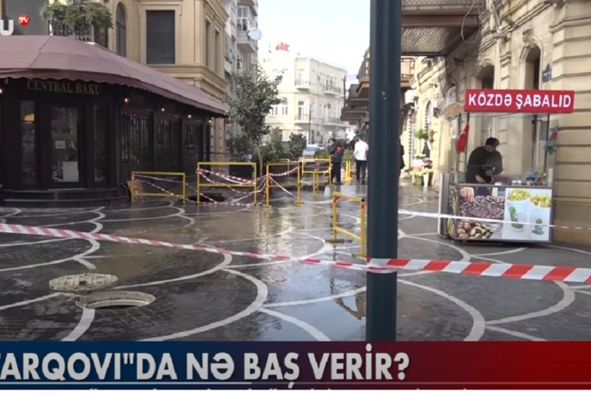 Bakının Nizami küçəsində nə baş verir? - VİDEO