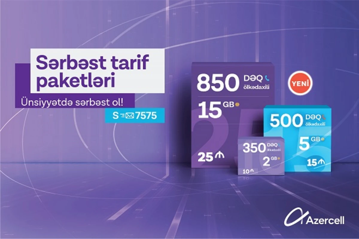 Yenilənmiş Sərbəst tarifləri ilə daha əlçatan ünsiyyət!