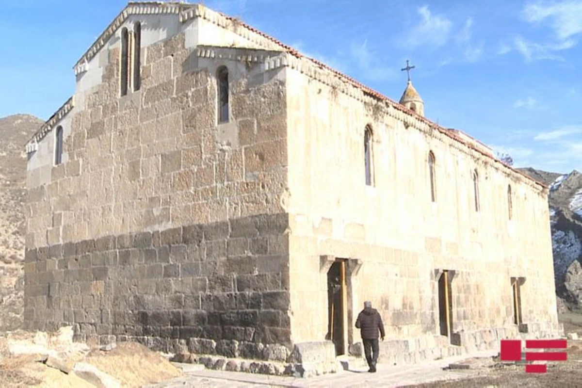 Azərbaycanın Alban-udi xristian icmasının üzvləri Laçında Ağoğlan monastırını ziyarət edib