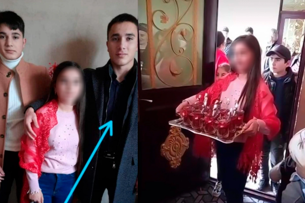 14 yaşlı azərbaycanlı qızı nişanladılar - VİDEO