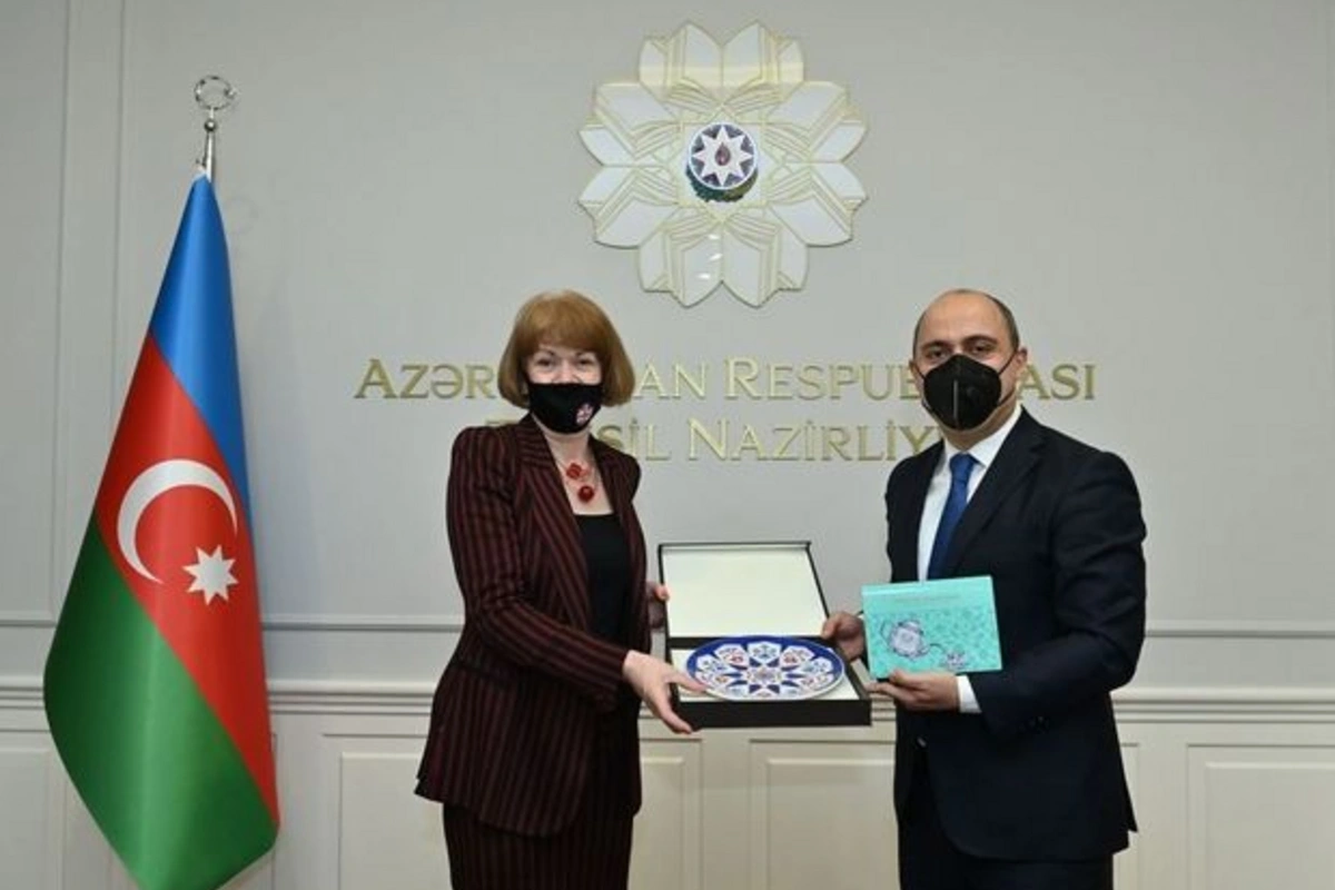 Təhsil naziri Böyük Britaniyanın dövlət naziri ilə görüşüb