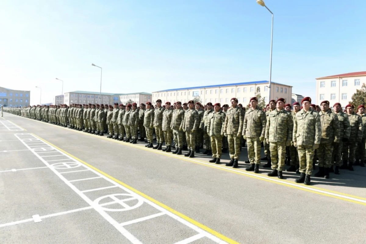 Naxçıvanda yeni hərbi hissələr yaradılıb - FOTO