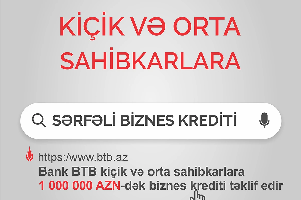 Bank BTB Kiçik və Orta Sahibkarlara dəstəyini davam etdirir!