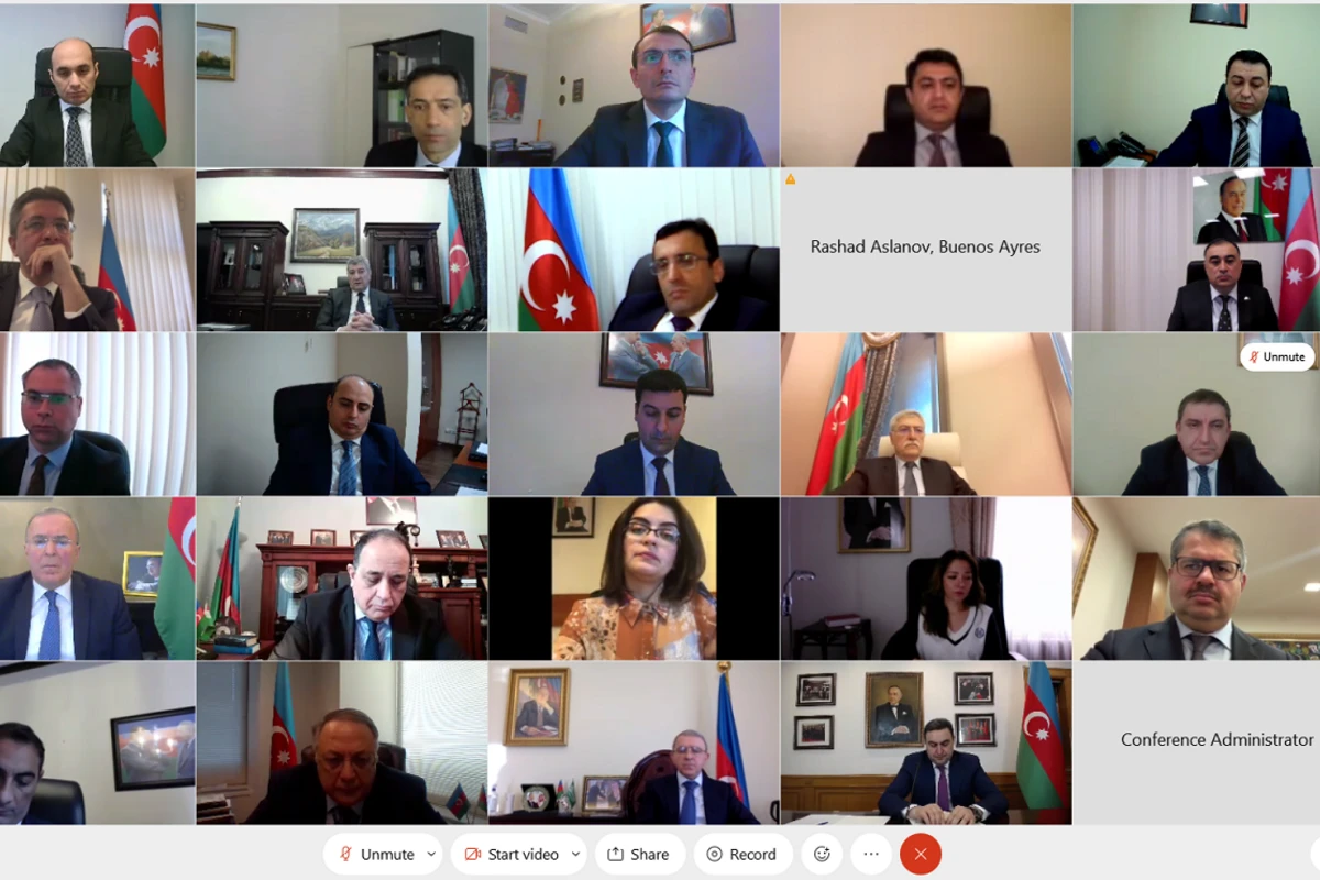 XİN rəhbərliyi ilə diplomatik nümayəndəliklərimiz arasında müşavirə keçirilib