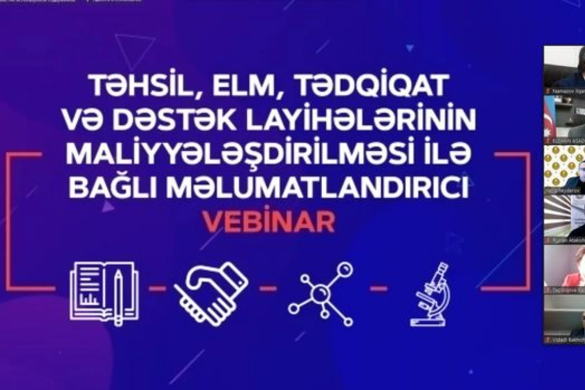 Təhsil, elm, tədqiqat və dəstək layihələrinin maliyyələşdirilməsi üçün sənəd qəbuluna başlanılıb – FOTO