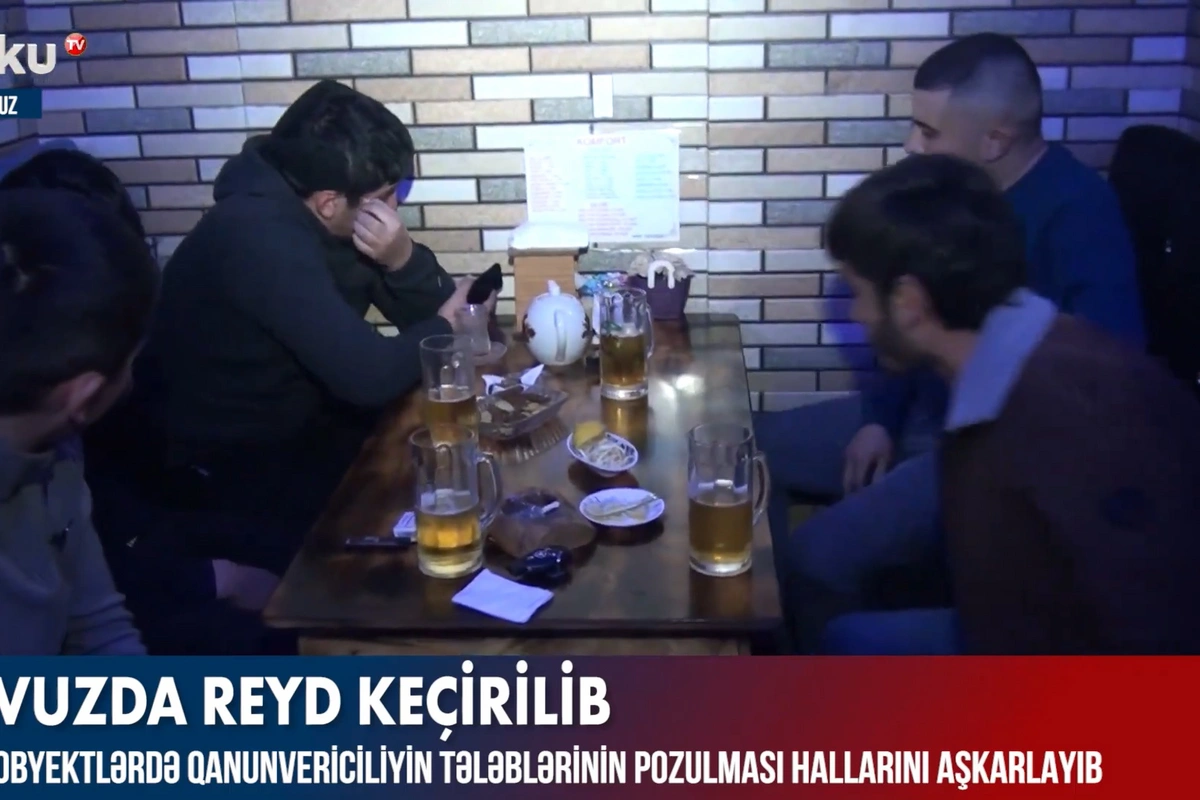 Restoranlarda reyd keçirilib - VİDEO
