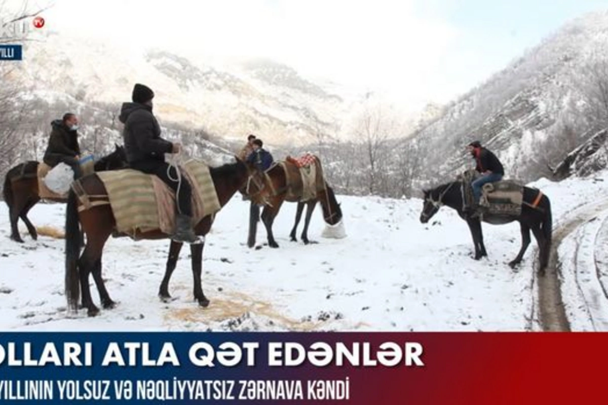 Yolları atla qət edənlər – VİDEO