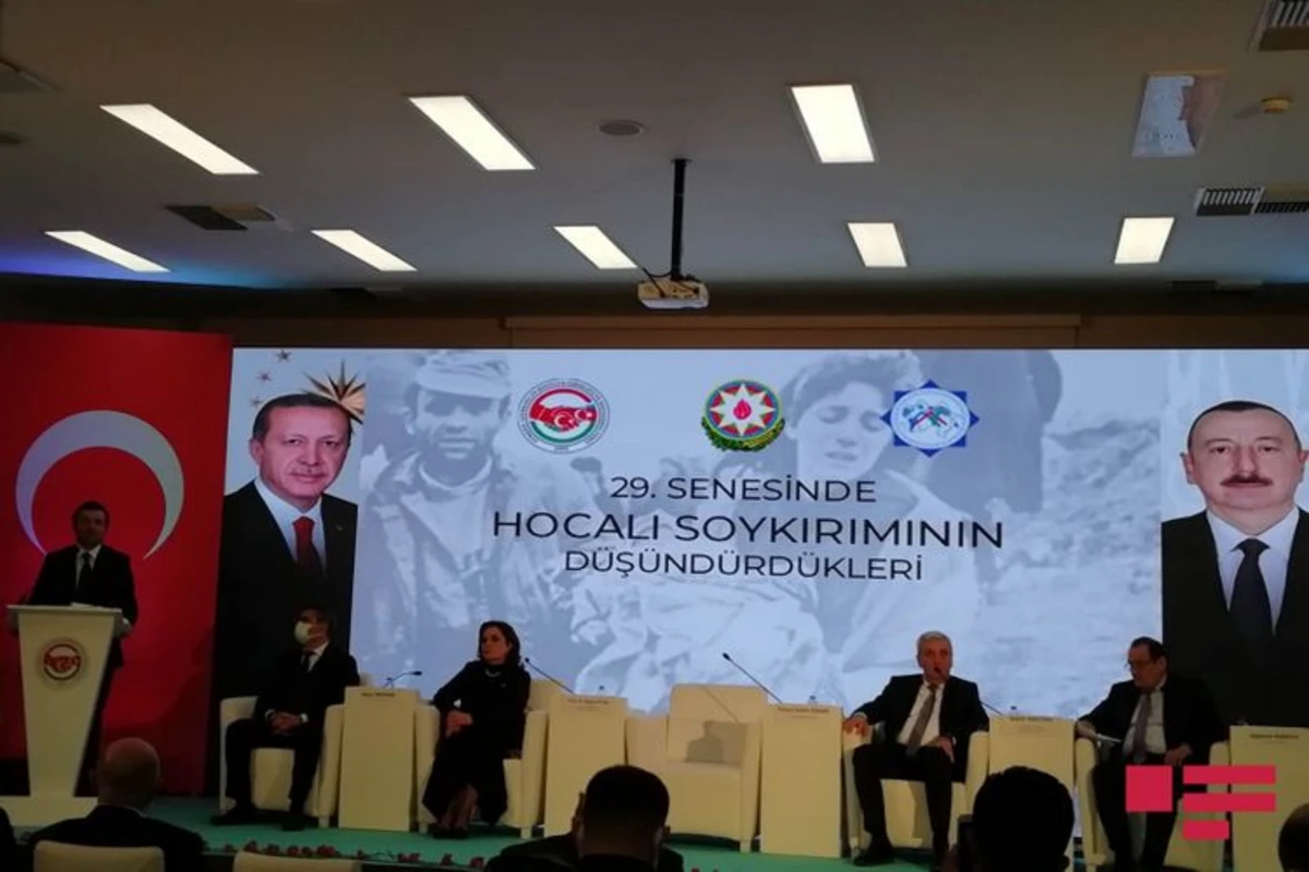 Ankarada Xocalı soyqırımının ildönümünə həsr olunmuş tədbir keçirilib - FOTO