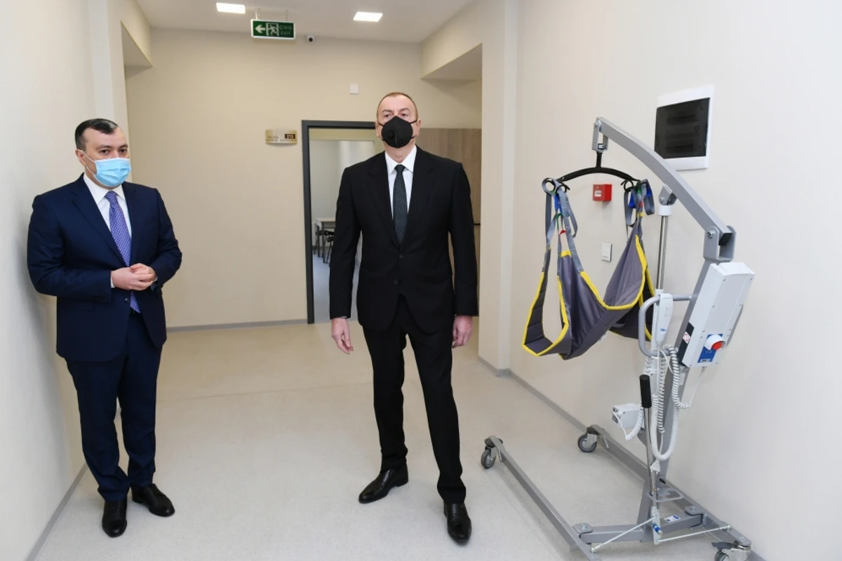 İlham Əliyev Şağan Reabilitasiya Pansionatının açılışında - YENİLƏNİB - FOTO