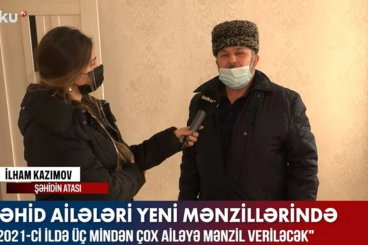 Şəhid ailələri yeni mənzillərində - VİDEO Şəhid ailələri yeni mənzillərində - VİDEO