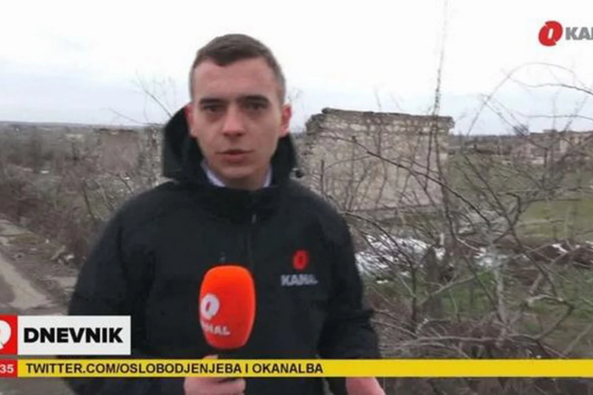 Команда боснийского телеканала в освобожденном Агдаме - ВИДЕО