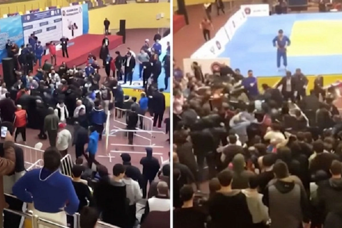 Турнир по дзюдо в Дагестане завершился массовой дракой - ВИДЕО