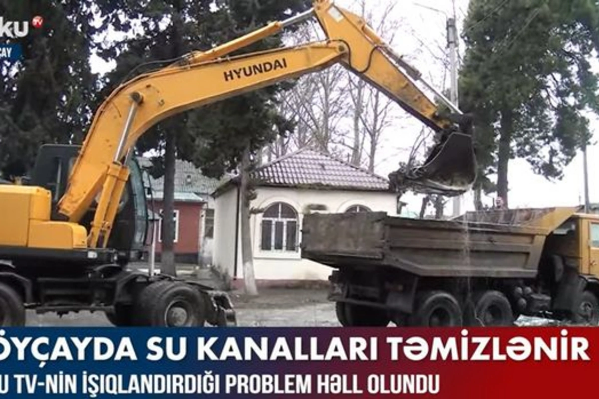 Baku TV zibil içindəki su kanalını işıqlandırıb nəticə əldə etdi - VİDEO