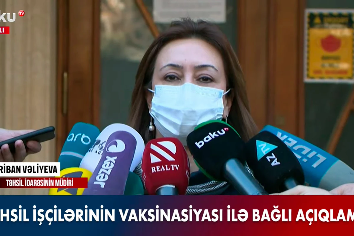 Təhsil işçilərinin vaksinasiyası ilə bağlı açıqlama - VİDEO