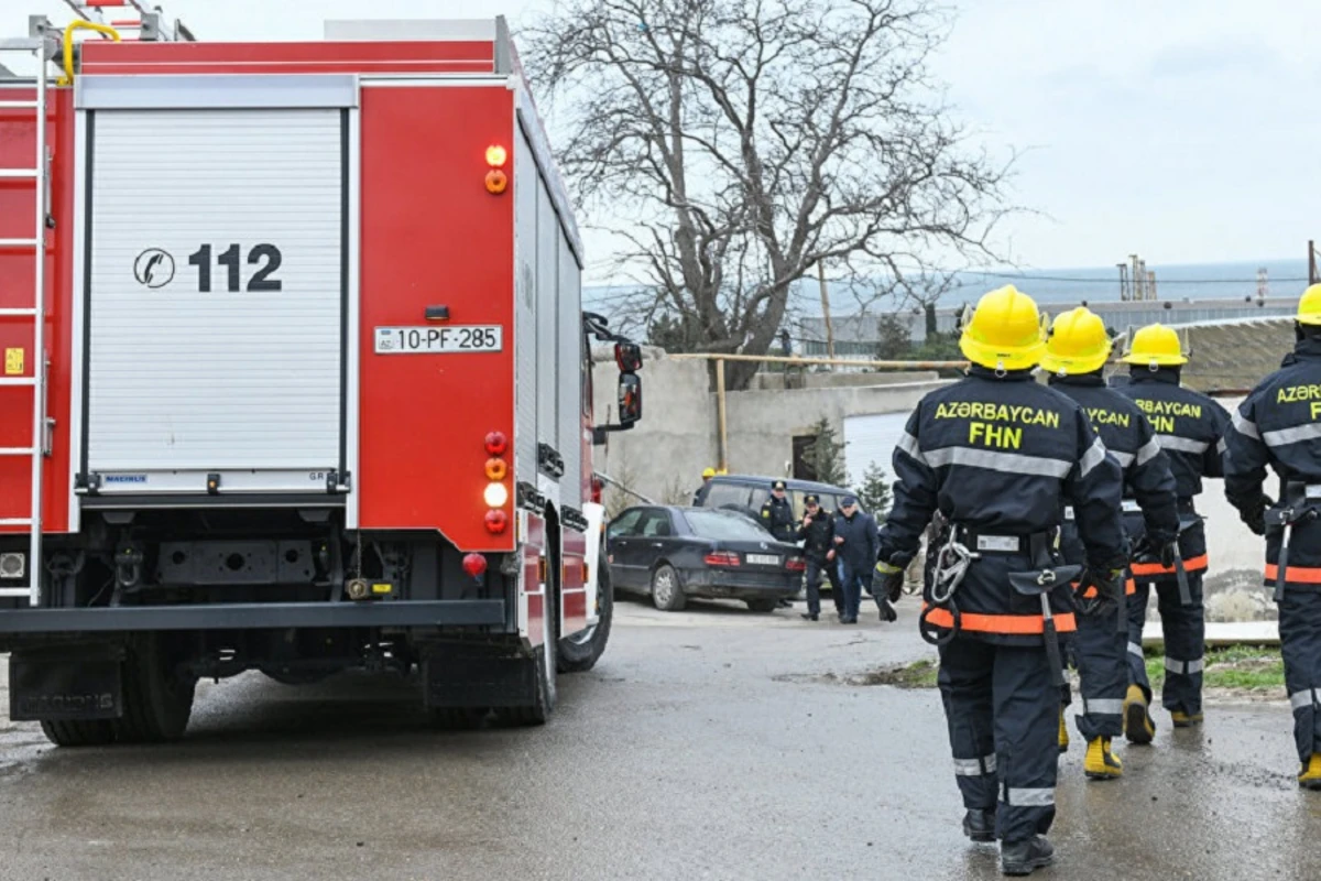 Пожар в бакинском ресторане