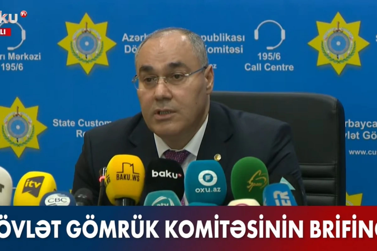 Dövlət Gömrük Komitəsinin ilin yekununa dair brifinqi - VİDEO