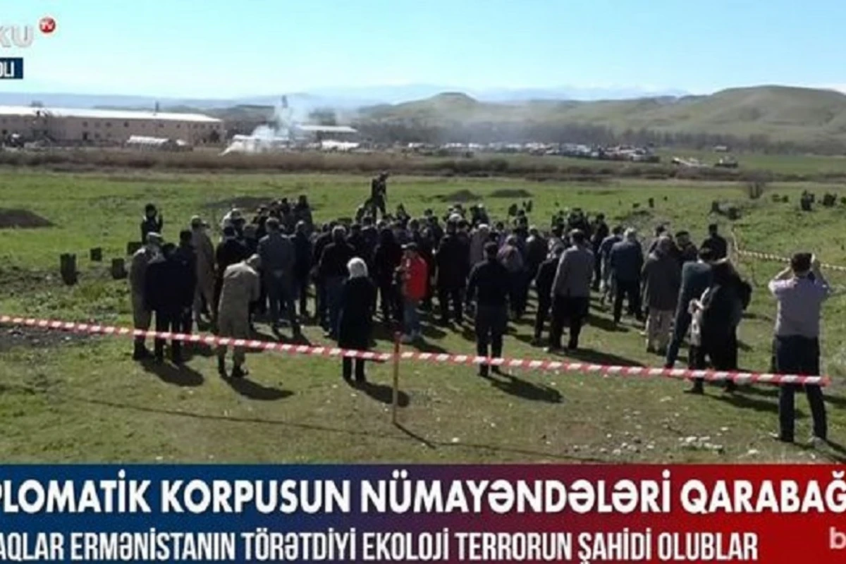 Diplomatik korpusun nümayəndələri ermənilərin Füzulidə törətdiyi vandalizm aktından dəhşətə gəldilər - VİDEO