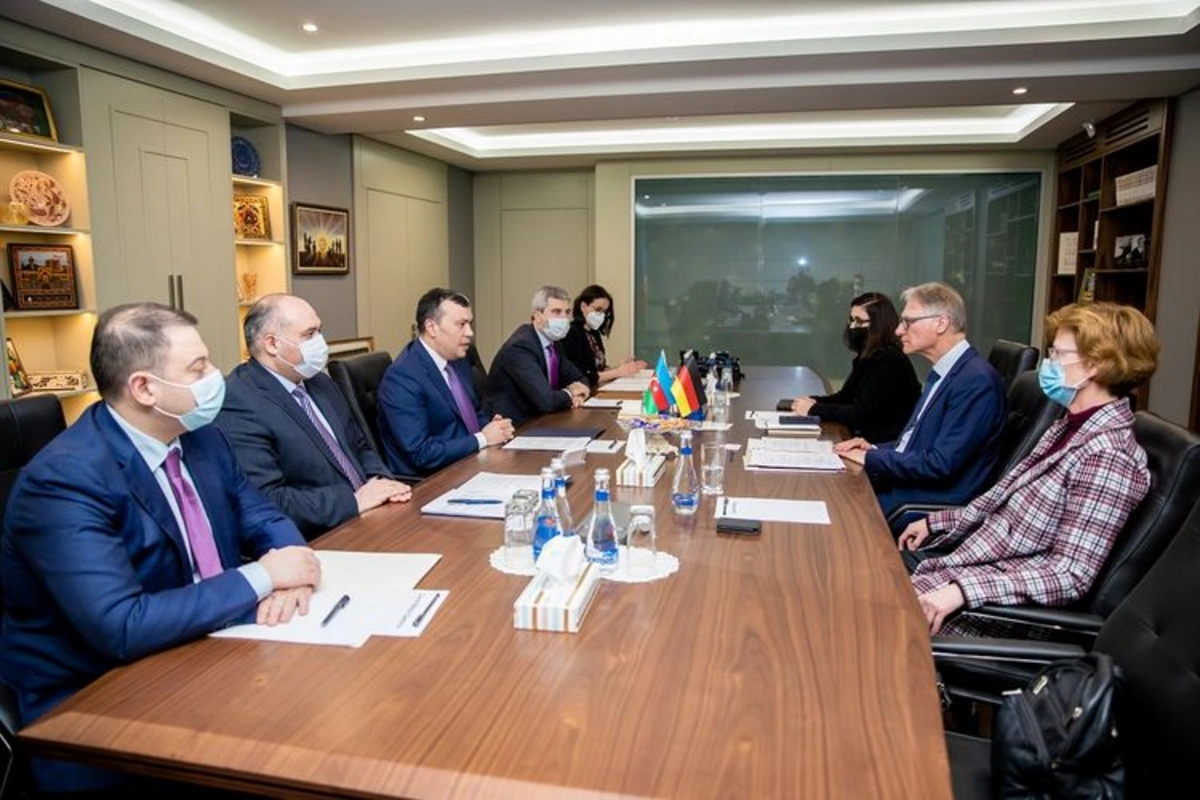 Sahil Babayev Almaniya səfiri ilə görüşüb