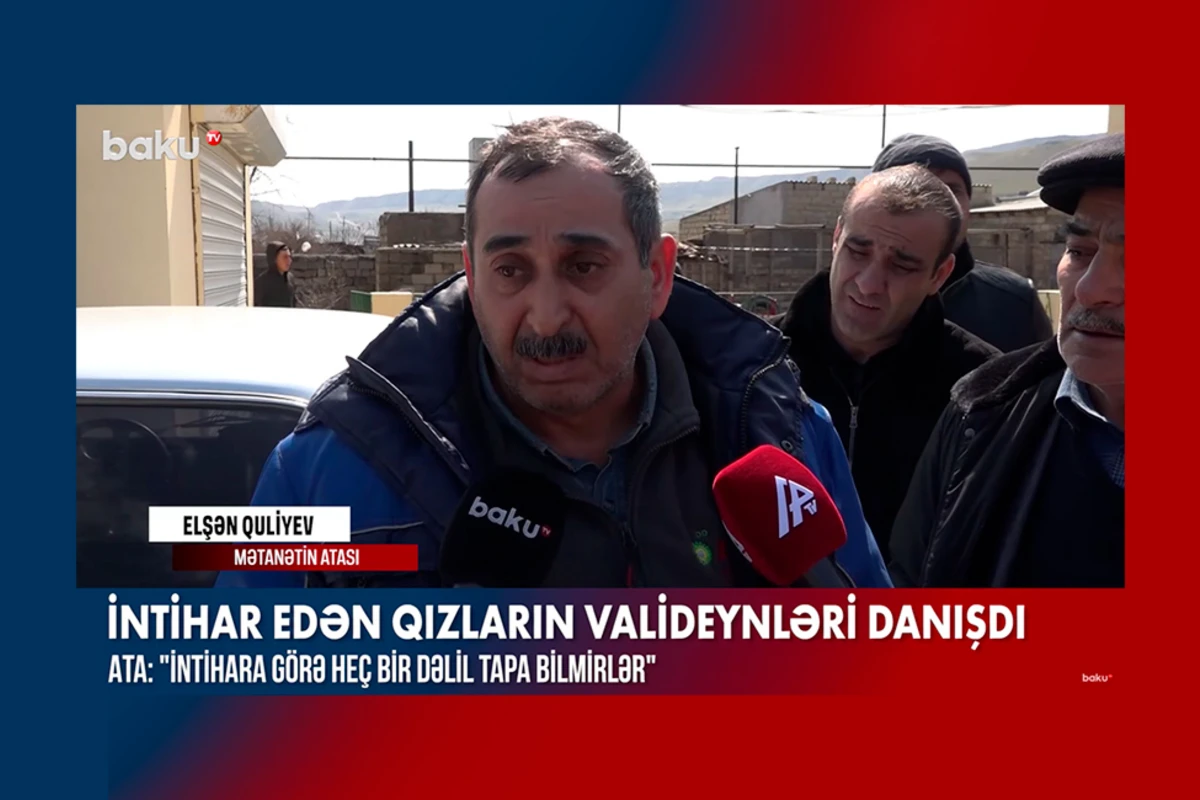 İntihar edən qızın atasından ŞOK AÇIQLAMA: Tutmaq istəyəndə özü də yıxılıb - VİDEO