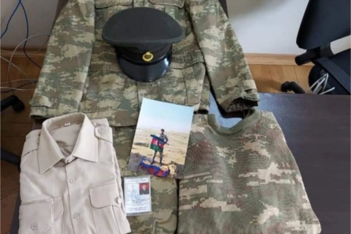 Şəhidimizin əşyaları Tarix Muzeyinə verildi