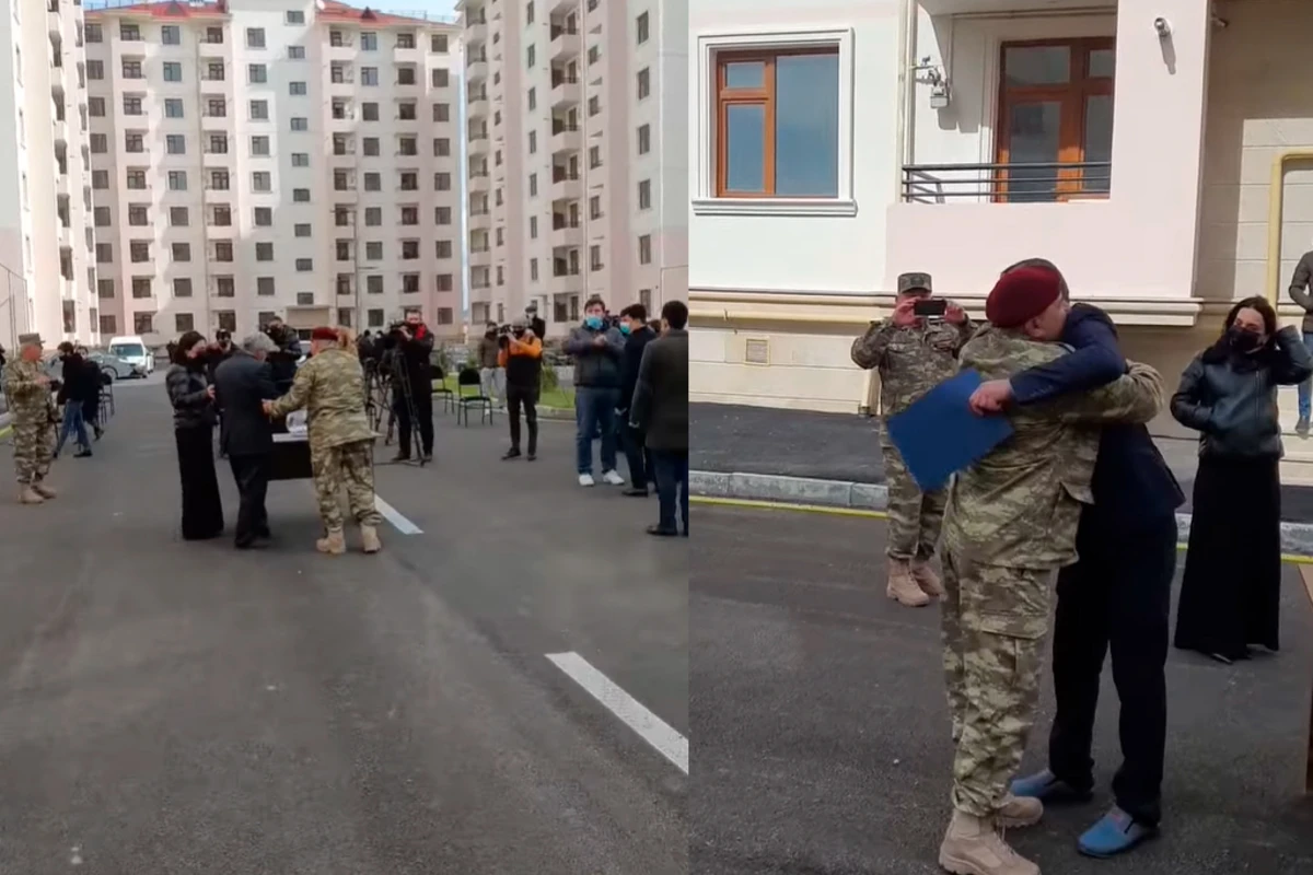 Семьям шехидов и участникам Карабахской войны предоставлены квартиры - ВИДЕО