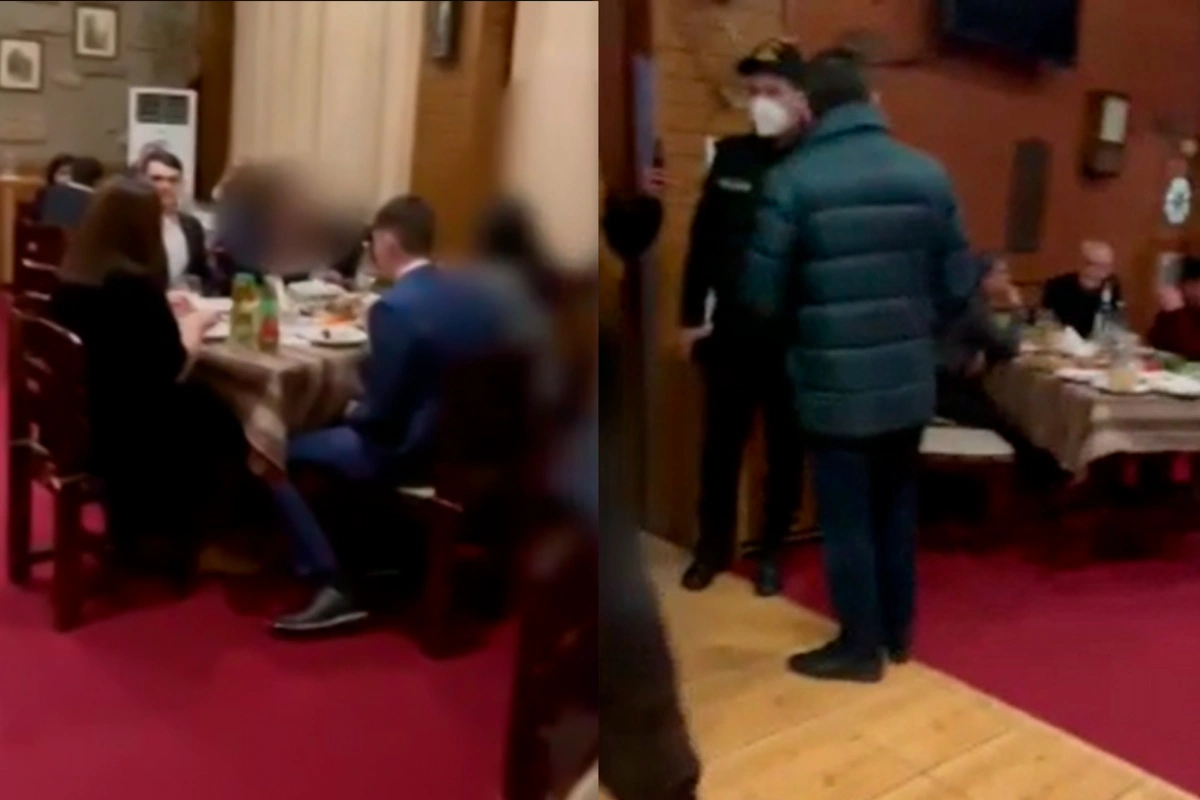 Bakıda toy mərasiminin qarşısı alındı, 31 nəfər cərimələndi - VİDEO