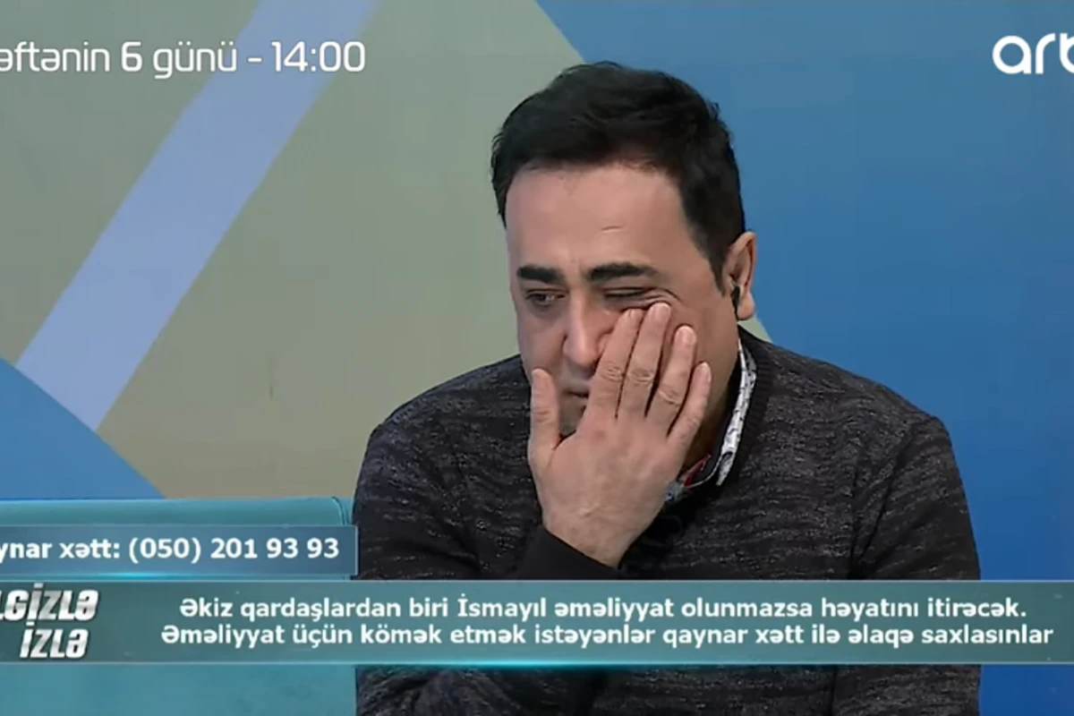 Aparıcı Elgiz canlı efirdə göz yaşlarına boğuldu - VİDEO