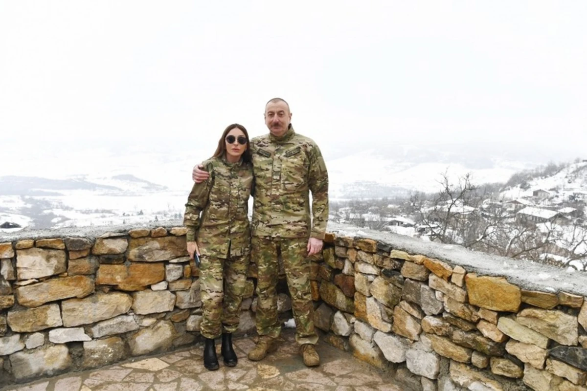 İlham Əliyev və Mehriban Əliyeva Daşaltı kəndində olublar
