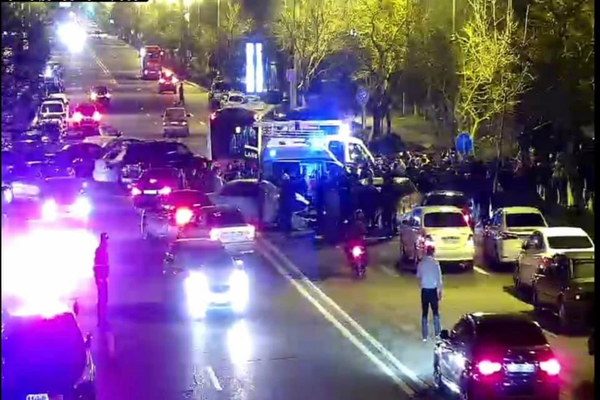 МЧС об аварии в Баку