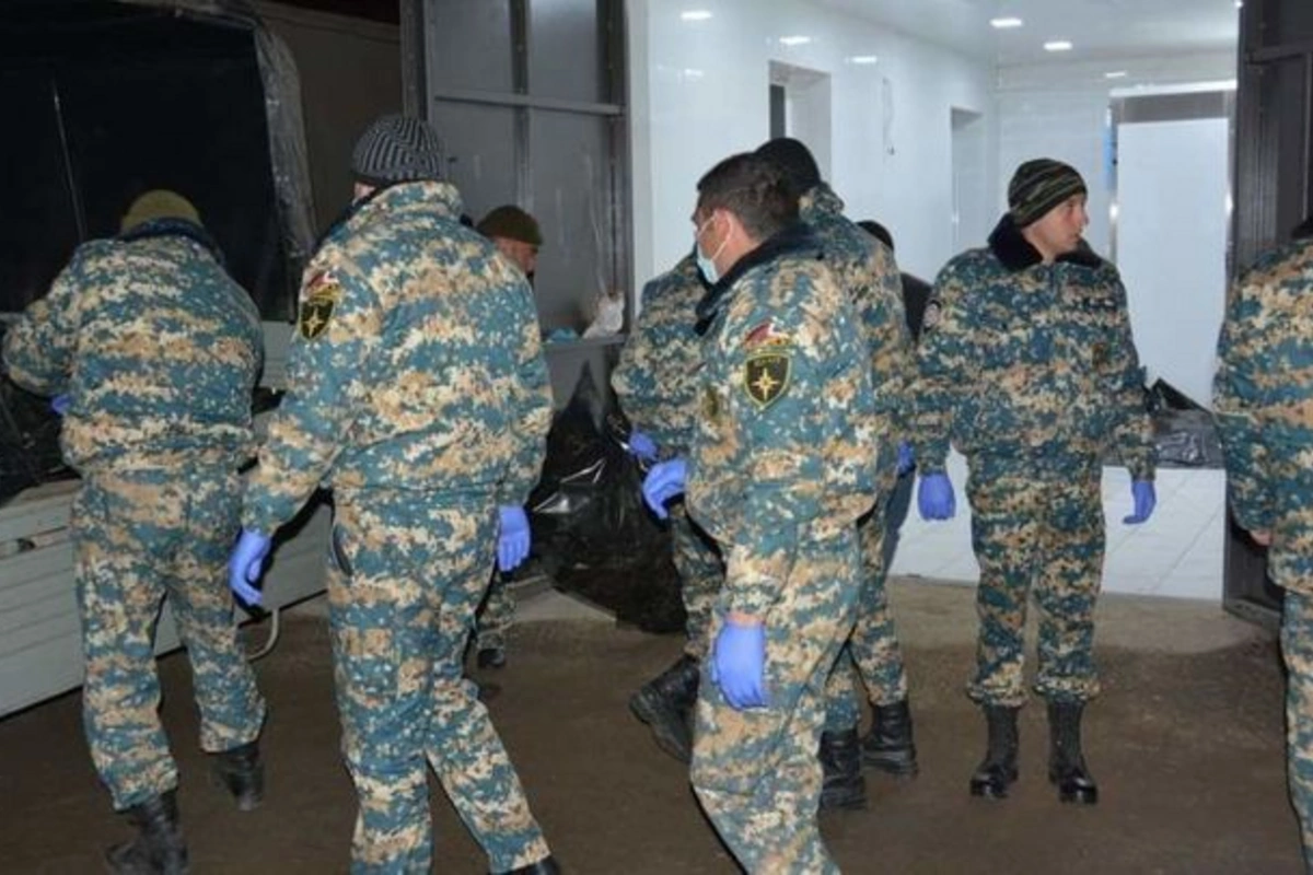 Daha 15 erməni hərbçinin meyitinin qalıqları Ermənistana təhvil verilib