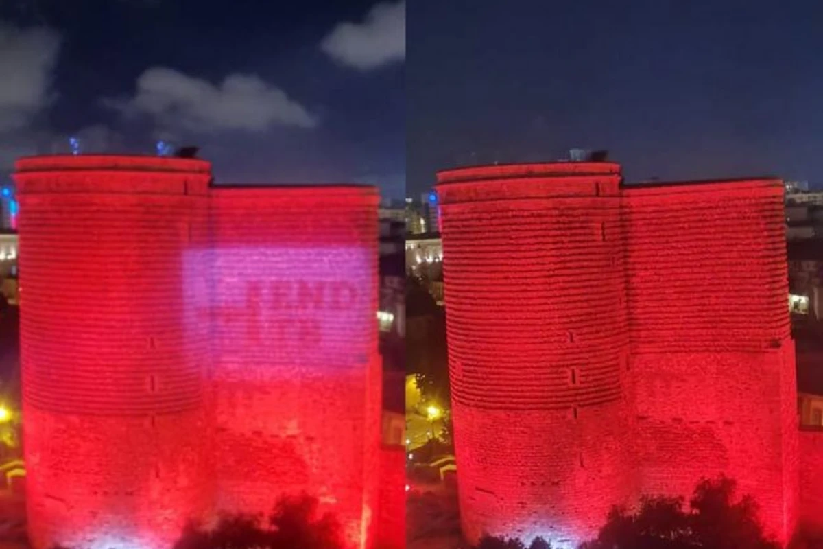 Bakının məşhur tikililəri qırmızı rənglə işıqlandırılacaq
